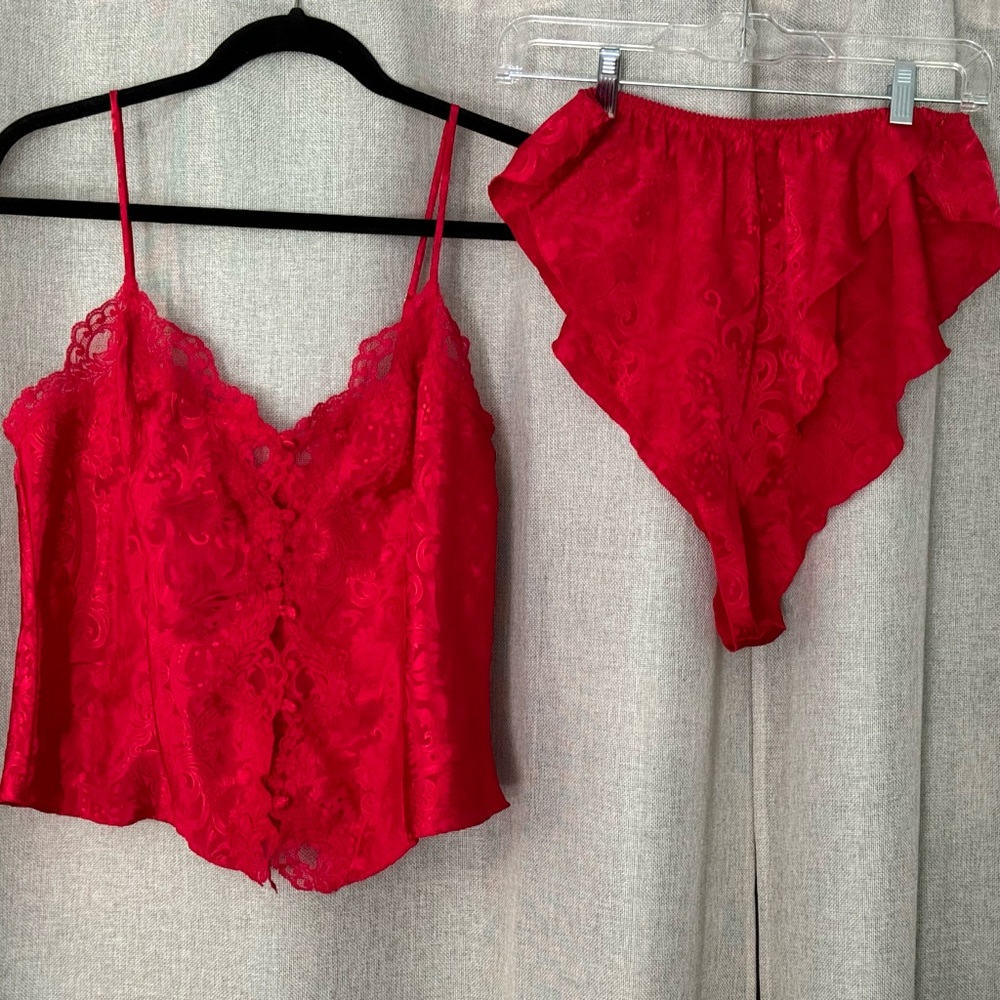 Vintage Victoria Secret Camisole and Short Set